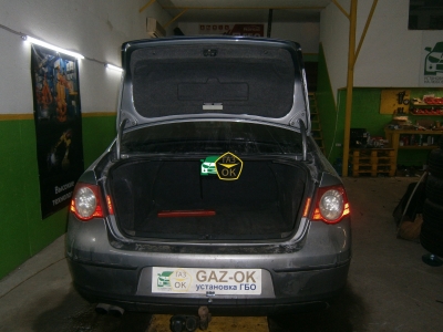 Установка ГБО на авто Volkswagen Passat 2.0 FSI  газ на машину Gaz Ok Газ ОК Киев